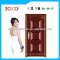High Quality Steel Security Door KKD-317 With Transparent Paint and Germany Technology Finished